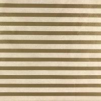 Black Cat Avenue 20" x 30" Printed Tissue Paper for Gift Wrapping, 20-Sheet, Sun Gold Stripes