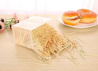 Bamboo Toothpick Bulk 3500 Root Double Head tip fine Toothpick Household (WJY)