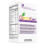 Clarocet ERT: Extended Release Tablets for mild to moderate mood changes, irritability and a depressed mood caused by everyday stress.