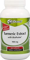 Vitacost Turmeric Extract with BioPerine -- 900 mg - 240 Capsules