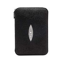 IhDFR Cigar Box, Cigar humidor, Travel Portable Cigarette Box, Cedar Wood Lining Leather can Hold 4 Cigars, Cigar Scissors Men's Gift Box Wooden Damp