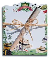 Lissom Design Die-Cut Notepad Set, 5 x 4.5-Inches, On The Green