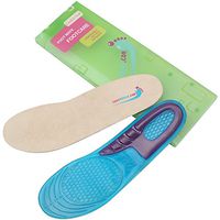 Foot Relief Soft Silicone Sports Gel Insoles, Insert Pad (M (6~9 US Women's))