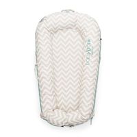 DockATot Deluxe+ Dock (Silver Lining) - The All in One Baby Lounger - Perfect for Co Sleeping - Suitable from 0-8 Months
