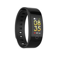 Choosebuy Bluetooth Smart Watch, Touch Screen Health Intelligent Wristwatch IP67 Waterproof Sleep Blood Pressure Heart Rate Monitor Smart Bracelet for Android/IOS For Men/Women/Elderly (Black)