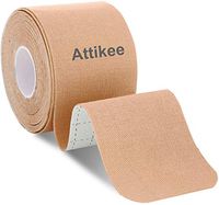 Attikee Sports Tape Latex Free Physio Tape, Breathable, Water Resistant Sports Tape for Muscles & Joints, Pain Relief and Injury Recovery