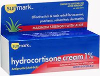 Sunmark Sunmark Hydrocortisone Cream 1% Maximum Strength With Aloe, 2 oz