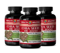 Chia Oil softgels - CHIA Seed Oil 2000 - Reduce Obesity (3 Bottles)
