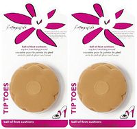 Foot Petals Tip Toes Foot Cushions-Buttercup-1 pair, 2 pk