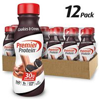 Premier Protein 30g Protein Shake, Cookies & Cream, 11.5 Fl Oz Shake, (Pack of 12)