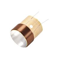 uxcell 25.5mm 1 inches Woofer Voice Coil 4 Layers Round Copper Wire Bass Speaker Audio Replacement