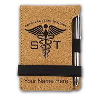 Mini Notepad, ST Surgical Technologist, Personalized Engraving Included (Cork)