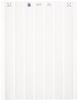 Brady LAT-8-799-10 1" Width x 0.375" Height, B-799 Nylon Cloth, Matte Finish White Laser Printable Label (Pack of 10000)