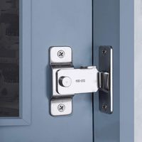 Barn Door Hasp 90 Degree Safety Lock , Flip Door Latch,  Stainless Steel Gate Latches Safety Door Lock