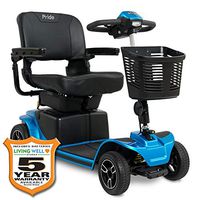 Pride Revo 2.0 4-Wheel Mobility Scooter w/Avail Ext Warr (Blue)