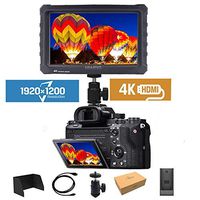 Lilliput A7S 7 Inch Utra Slim IPS Full HD 1920x1200 4K HDMI On-camera Video Field Monitor for 4k DSLR Camera Video Monitor