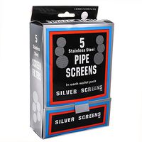 MAYBAO Pipe Screens Silver Smoking Pipe Screen Filter Stainless Steel Gauzes Pipe Screen Filter for Smoking Pipes