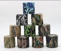 Various2013 6 Rolls Self Adherent Cohesive Wrap Bandages Sports Tape for Wrist, Stretch Athletic Tape for Ankle Sprains & Swelling Random Colors ZZBD-03 (7.5cm x 4.5m) Camouflage