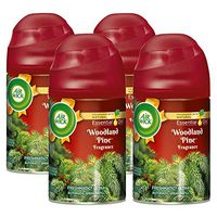 Air Wick Freshmatic Automatic Spray with Refill Air Freshener, Woodland Pine, 4 Count