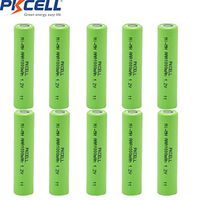 10 Pack AAA 1.2V 1000mAh NI-MH Flat Top AAA Rechargeable Battery