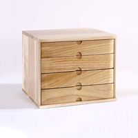 FPigSHS File cabinets Storage Box File Storage Cabinet Office Desk A4 Paper Finishing Box Sundries Small Chest of Drawers Locker 2/4/6 Floors Office Data Storage Solid Wood Bathroom