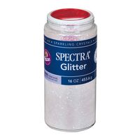 Pacon Spectra Glitter Sparkling Crystals 0091390, 16 Oz. Shaker, Iridescent