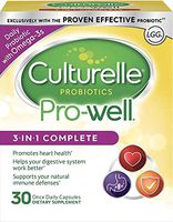 Culturelle 3-In-1 Complete Daily Probiotic Supplement | Probiotic + Omega 3 | Support your heart, digestive and immune health in one complete capsule.* |30 Capsules