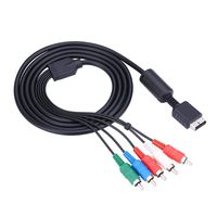 Pomya Component AV Cable, Multi-to-Component AV Audio/Video Cable for Sony Playstation PS2 PS3