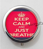 BlackKey Just Breathe 3-Compartment Decorative Pocket Gift Box Case Organizer for Pill, Color 1 -815