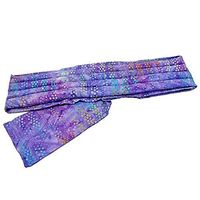 Deep Breath Designs 5'' Wide Hot or Cold Herbal Therapy Wrap - Purple Hues