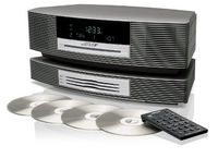 Bose Wave Music System III with Multi-CD Changer - Titanium Silver, Compatible with Alexa or Bluetooth Adapter