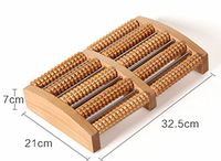 DDPP Foot Plantar Foot Massager Wood Roller Wood Foot Foot Calf Foot Massager Acupuncture Point Ball Health Care