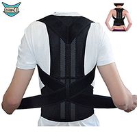 ZSZBACE Best Graduated Athletic Fit for Running | Back Brace Posture Corrector | Best Fully Adjustable Support Brace | Improves Posture and Provides Lumbar Support | Men and Women (XL)