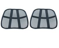 PrimeTrendz TM Ergonomic Lumbar Mesh Back Support (2 Pack).