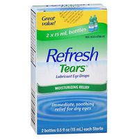 Refresh Tears Lubricant Eye Drops - 2 - 0.5 oz, Pack of 6