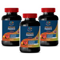Weight Loss Energy Pills - African Mango 1200MG - African Mango bulksupplements - 3 Bottles (180 Capsules)