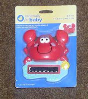 Especially for Baby Bath Thermometer - Red Crab