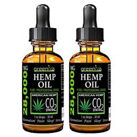 (2 Pack) GreenIVe 28,000mg Hemp Oil Anti-Inflammatory, Rapid Pain Relief, Stress Reducer, Vegan Omegas C02 Extraction Exclusively on Amazon (2 Pack)
