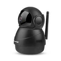 Tianbudz Wireless Security Camera- Wireless IP Camera with Two-Way Audio, Night Vision, 2.4GHz & 1080P Camera for Pet Baby Monitor, Home Security Camera Motion Detection Indoor Camera(Black)