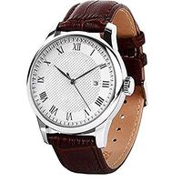 JOLLY Watch Men and Women Waterproof Quartz Watch Retro Simple Casual Couple Belt Watch Non-Mechanical Watch (Color : D)