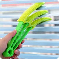She-love 1 Pcs Window Air Conditioner Blind Brush Dust Cleaner, Removable, Hand Washable Microfibre Fabric Duster, Random Color