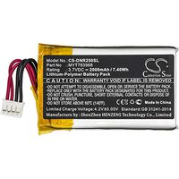 2000mAh Replacement Battery for Delorme AG-008727-201, INCRH20, INRCH25, InReach Explorer, inReach SE, Q639603N, T7V1315