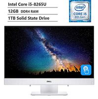 2019 Dell Inspiron 24 3480 All-in-One AIO Desktop Computer 23.8" FHD IPS Touch Display Intel Core i5-8265U, 12GB RAM, 1TB SSD, HDMI, Multi-Card Reader, USB 3.1, Wi-Fi, Bluetooth, Win10