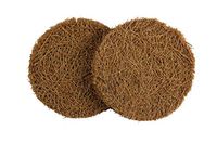 Green Roots Coconut Coir Dish and Utensil Scrub | 100% Natural, Scratch Free, Chemical-Free, Compostable and Biodegradable | (12 Scrubs)