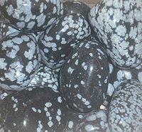 Snowflake Obsidian Tumblestones