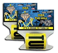Party Tape Over The Hill 2-Pack - It's A Crime to Turn 50 - Police/CSI/Crime Scene Tape