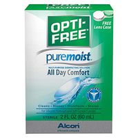OPTI-FREE Pure Moist Multi-Purpose Disinfecting Solution, All Day Comfort 2 oz ( Pack of 10)