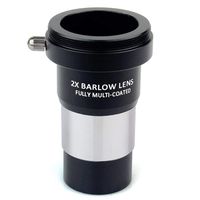 EYSDON 1.25" 2X Barlow Lens Fully Multi-Coated Metal with M42x0.75 Thread Camera Connect Interface for Telescope Eyepieces