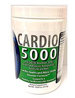 Cardio 5000 - L-Arginine 5000mg - L-Citrulline Malate 1000mg Combo, Cardio Heart Health Supplement - Nitric Oxide Powder (N.O. Booster) - 16 Oz. Supplements, Tart Cherry