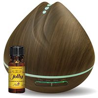 400ML Diffuser for Essential Oils Gift Set: Christmas Gifts for Wife, Mom, Her, Women | Includes Jolly Essential Oil by Aviano Botanicals | New 2019 Version